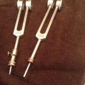 耳つぼ音叉セラピーで使用する音叉